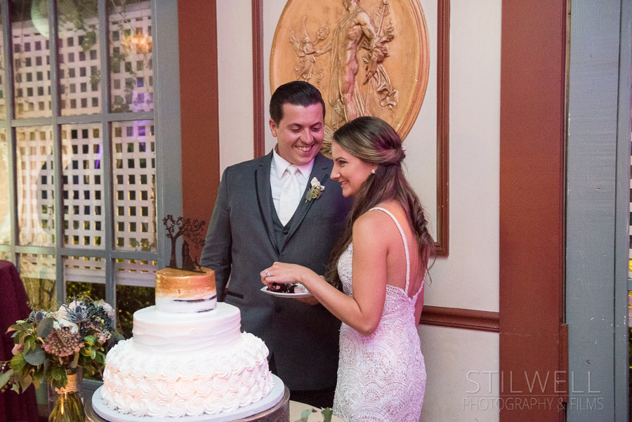 Cake Feast at Round Hill Wedding Photography