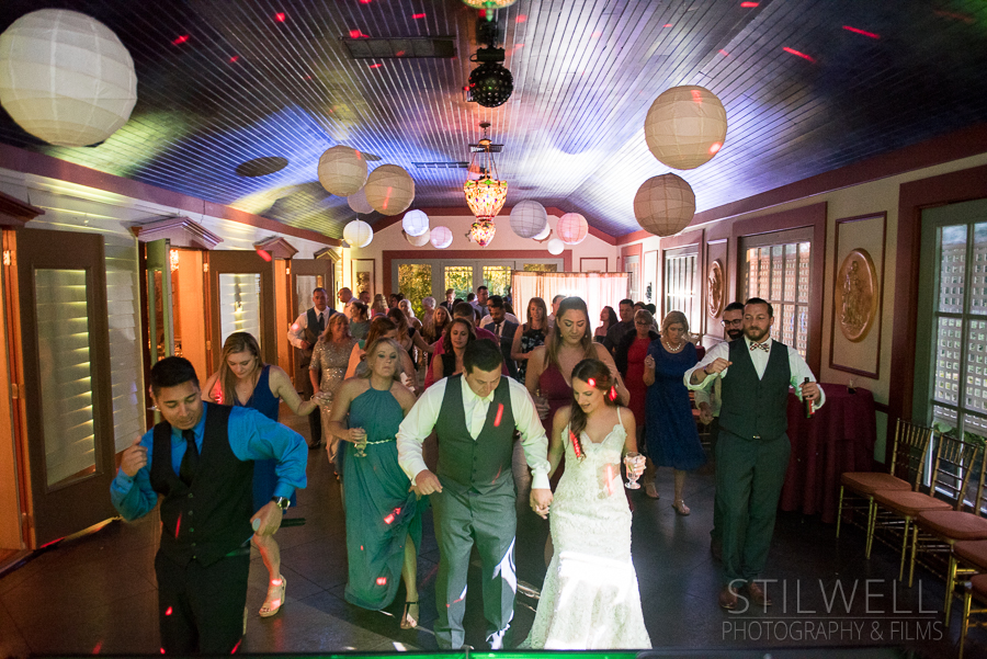 Dancing at Feast at Round Hill Reception