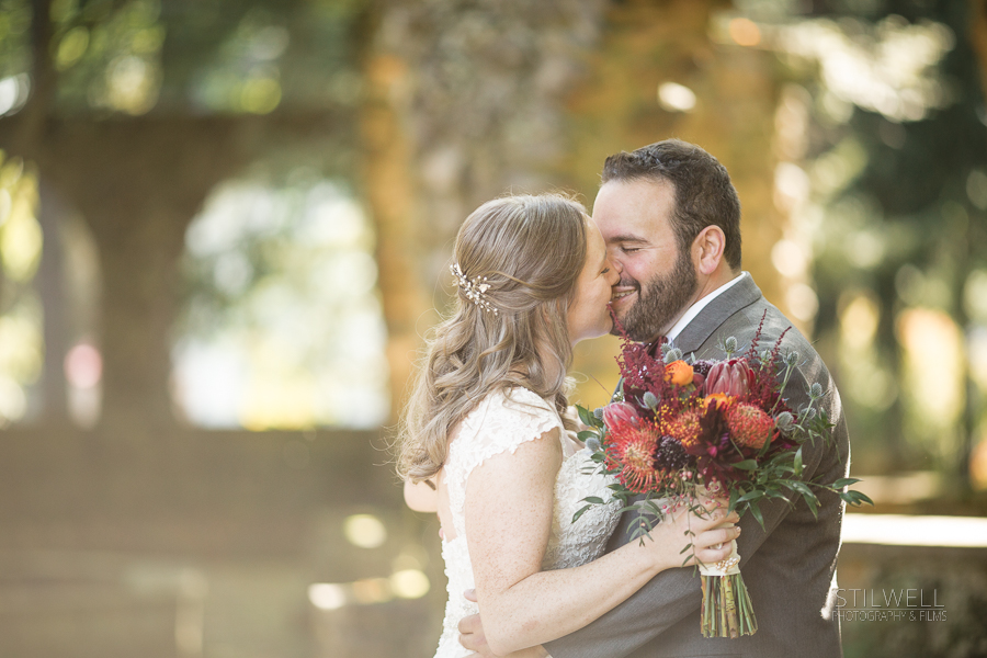 Bride and Groom First Look NY Wedding