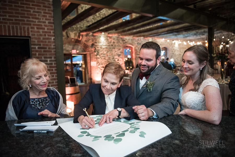 Ketubah Brotherhood Winery Wedding