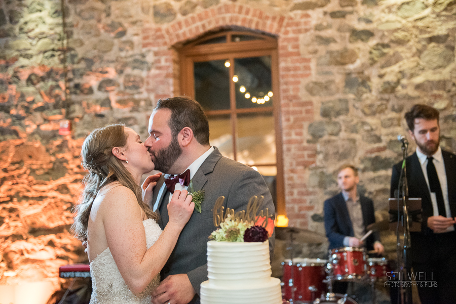 Reception Brotherhood Winery Cake Cutting