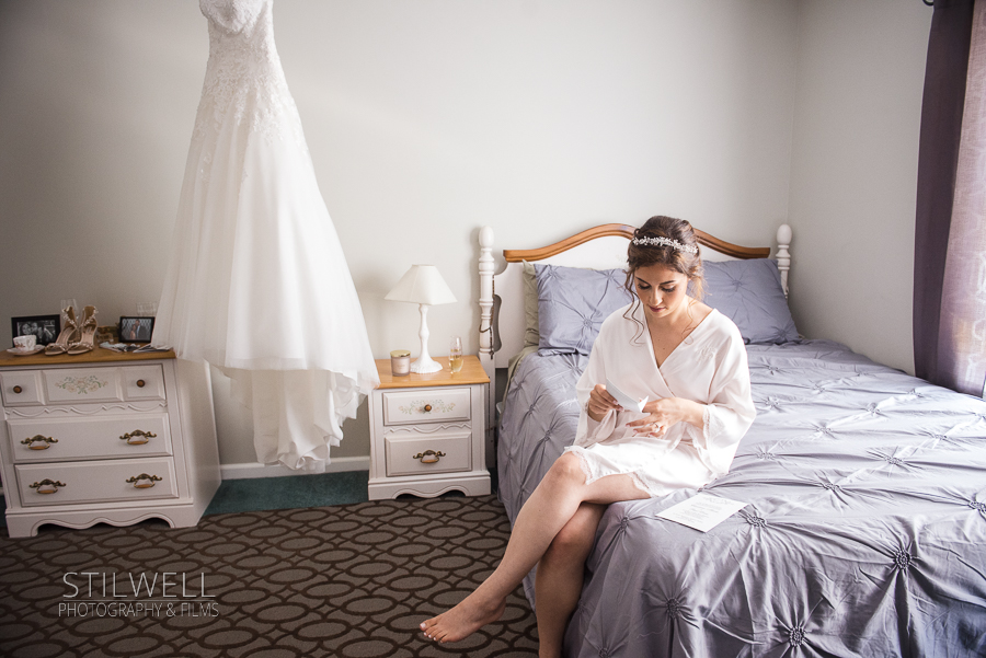 Bride Getting Ready Villa Barone Hilltop Manor