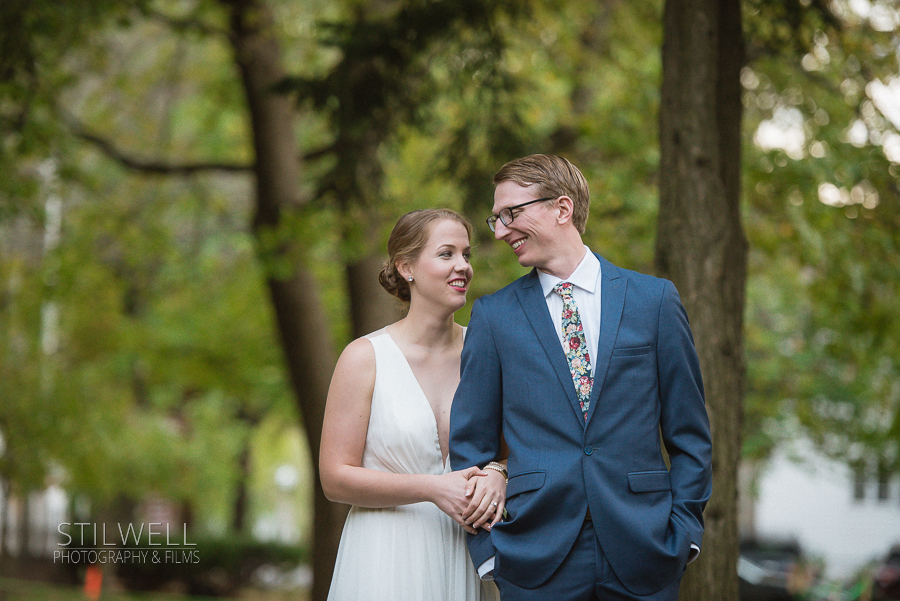 Happy Couple Senate Garage Wedding