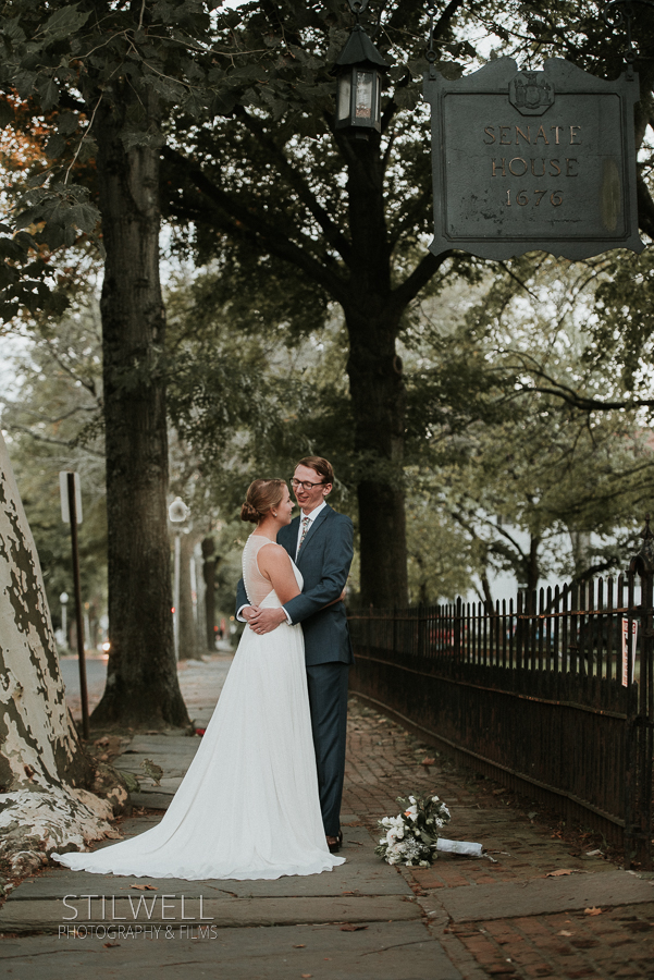 Kingston NY Wedding Couple Portrait