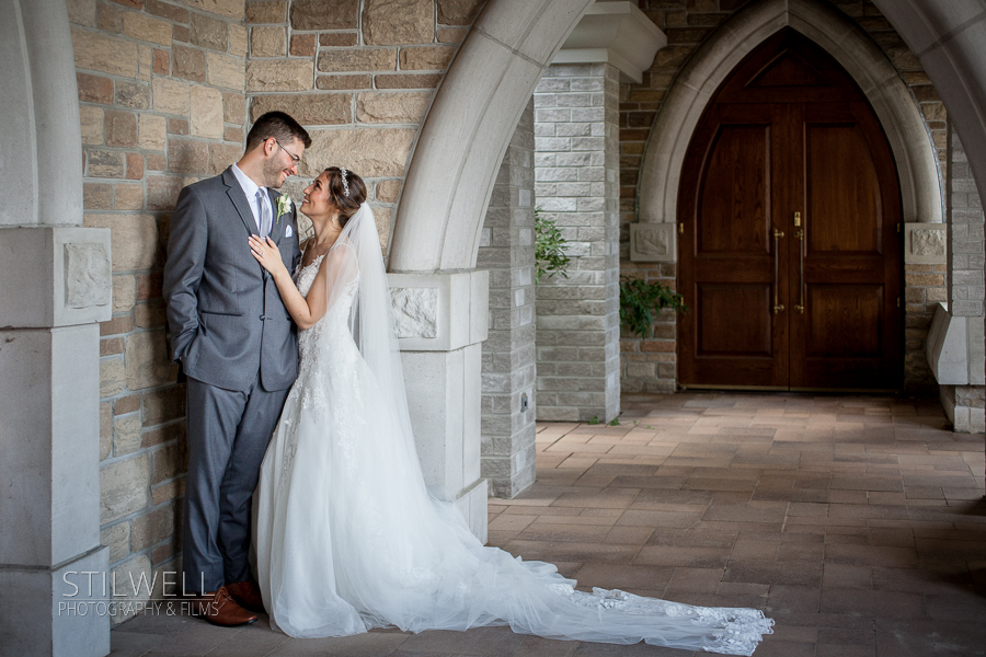 Portrait Bride and Groom Stilwell Photography