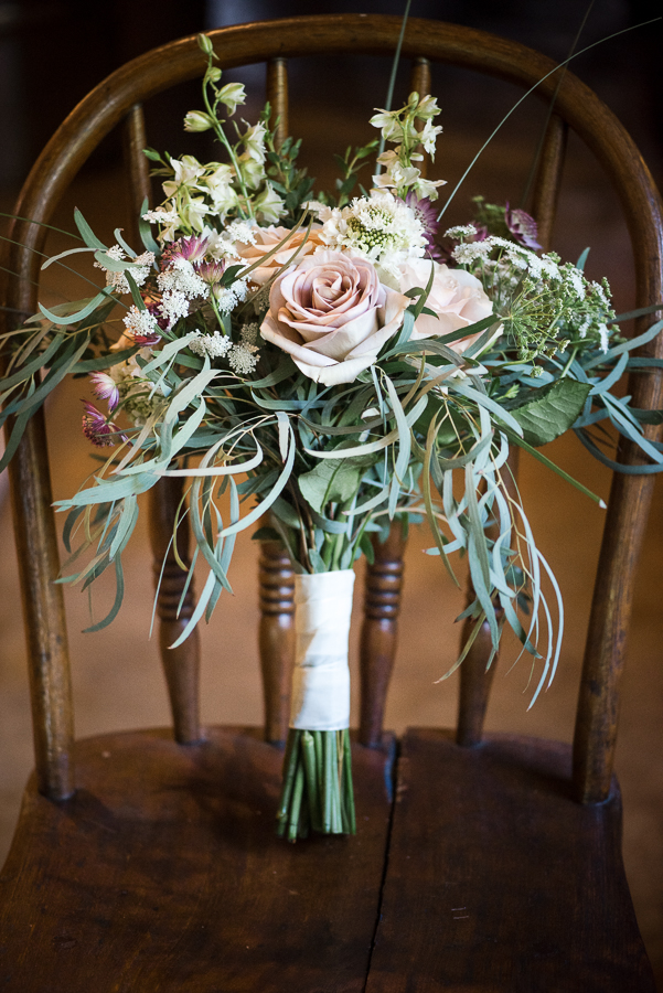 Bridal Bouquet Red Maple Vineyard Wedding