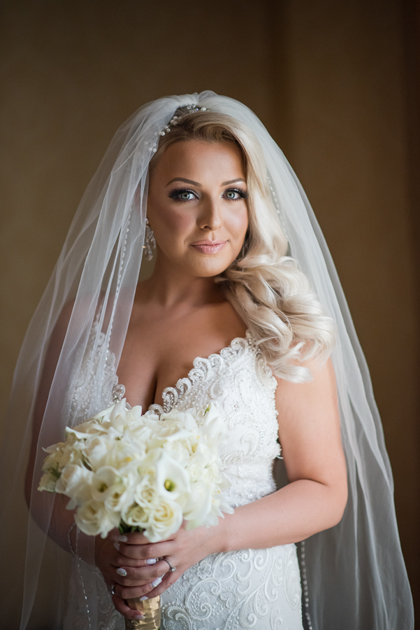 Bride Portrait Photographer Il Villaggio NJ Wedding