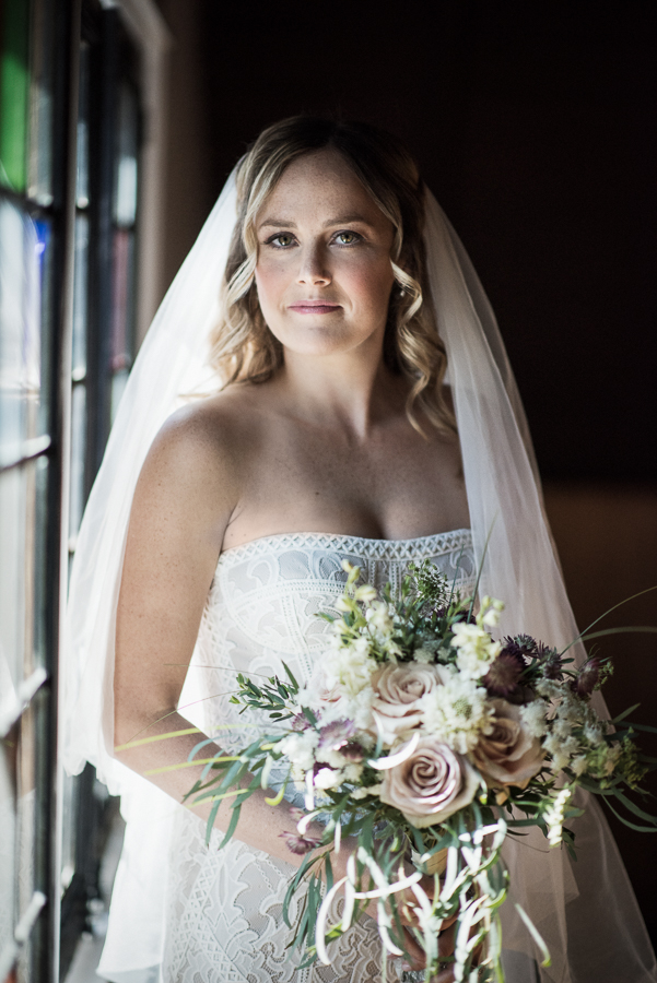 Bride Portrait Red Maple 