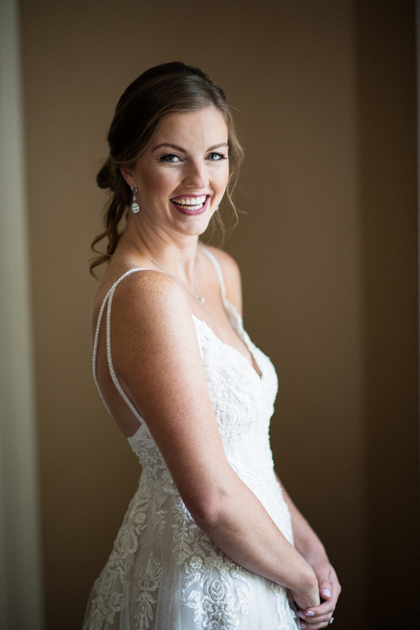 Bride Portrait Whitby Castle Wedding Photographer