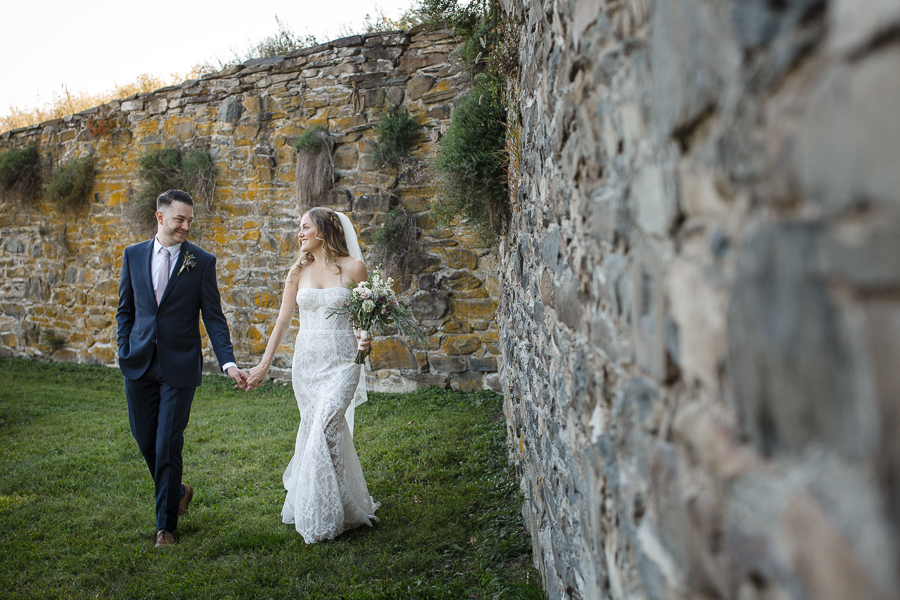 Bride and Groom Wedding at Red Maple Vineyard