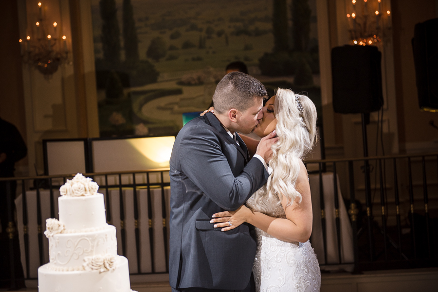 Cake Cutting Carlstadt NJ Wedding Photographer