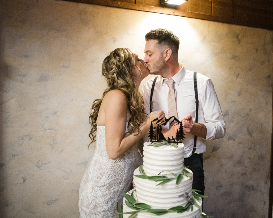 Cake Cutting Hudson Valley Wedding Photographer