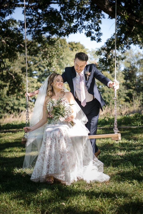 Couple Portraits Rustic Wedding