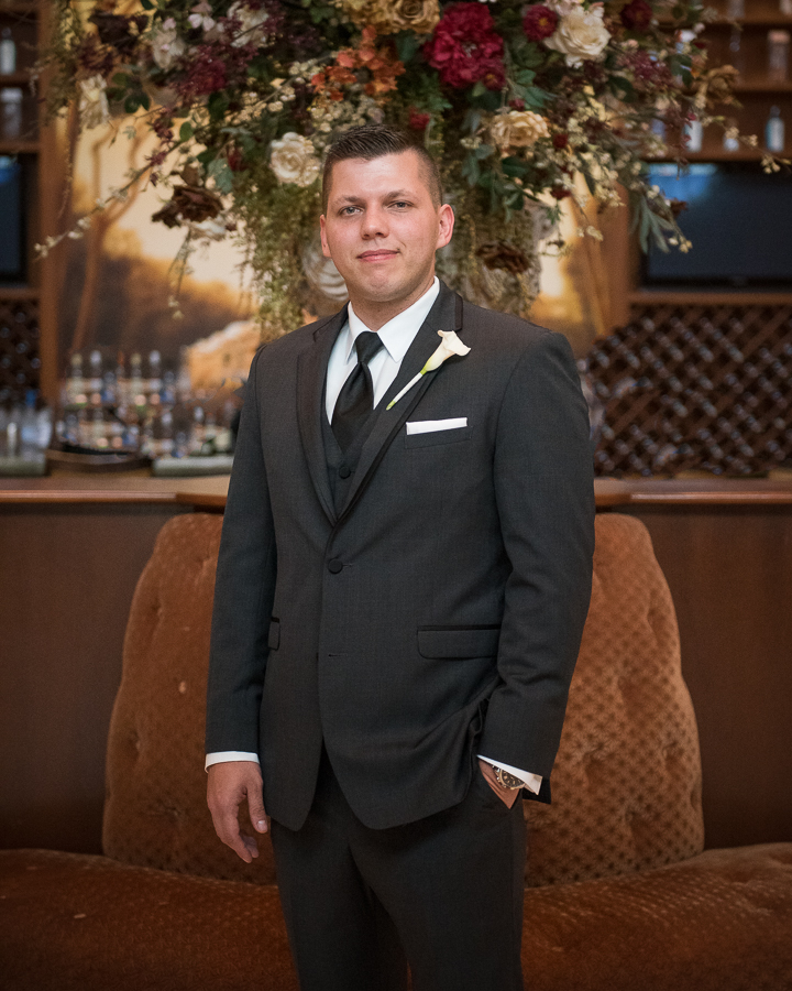 Groom Portrait Photographer Bergen County Wedding