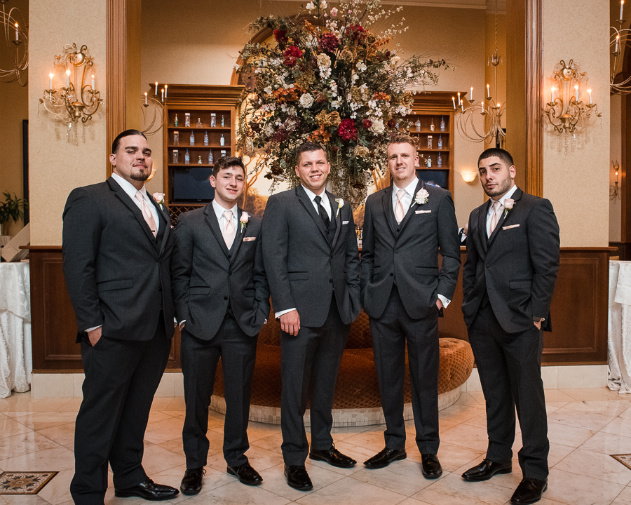 Groom and Groomsmen NJ Wedding Photographer