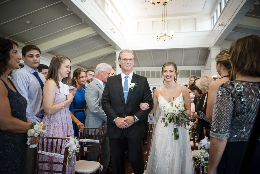 Wedding Processional Whitby Castle Rye NY Photographer