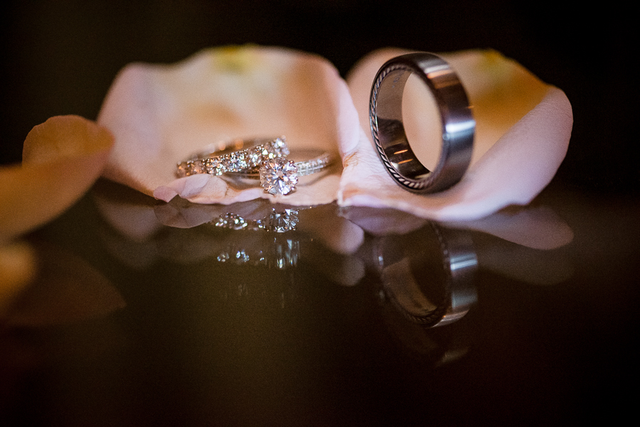 Wedding Rings Detail Bergen County Photographer