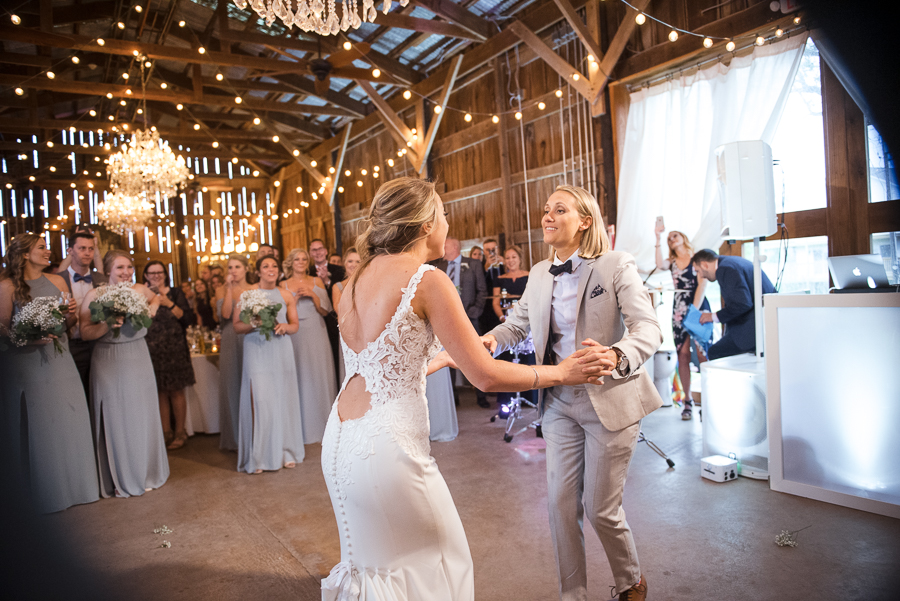 First Dance Farm Wedding