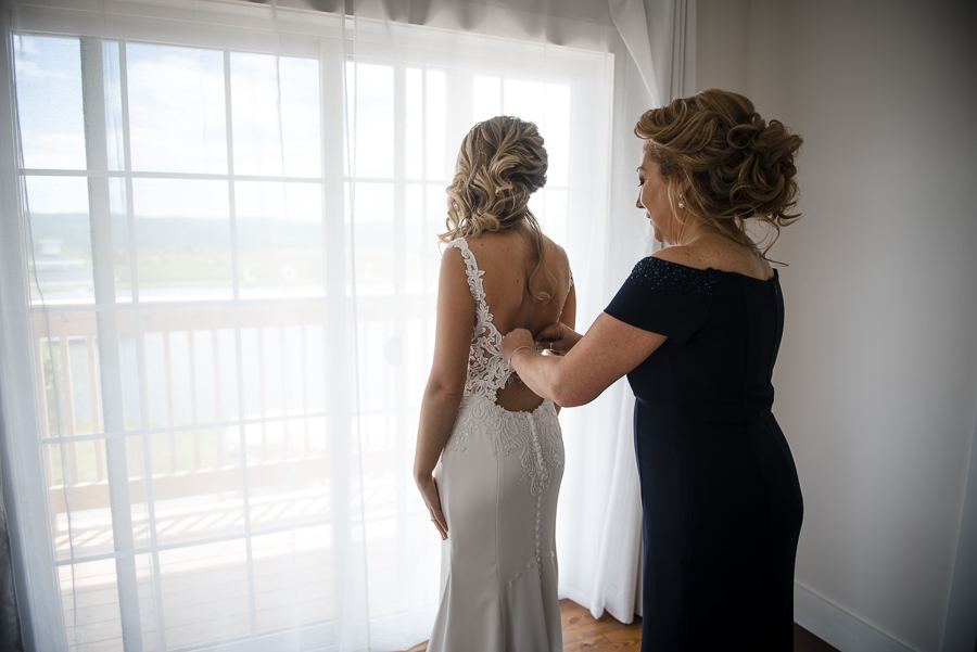 Getting Dressed Gilbertsville Farmhouse Wedding