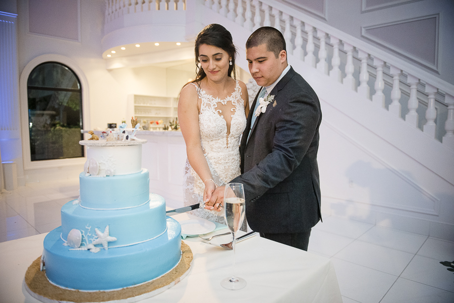 Wedding Cake Cutting Villa Venezia Wedding