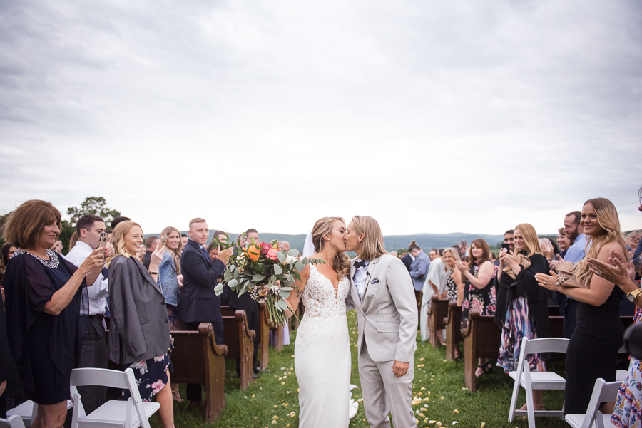 Wedding Ceremony Gilbertsville Farmhouse Photographer