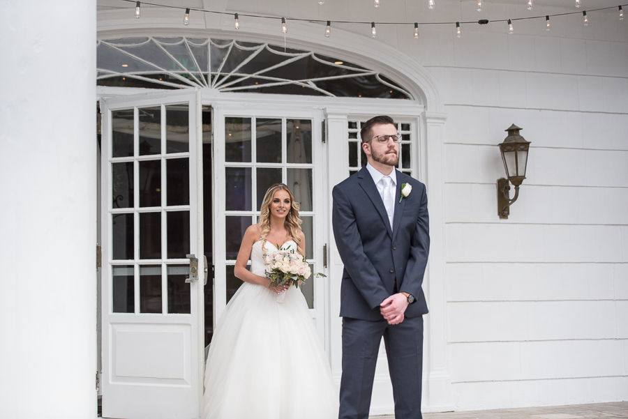 First Look Photographer Briarcliff Manor Wedding