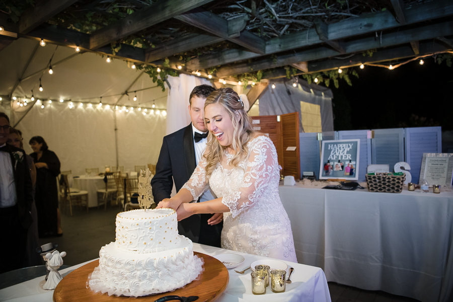 Cake Cutting Fairfield CT Wedding