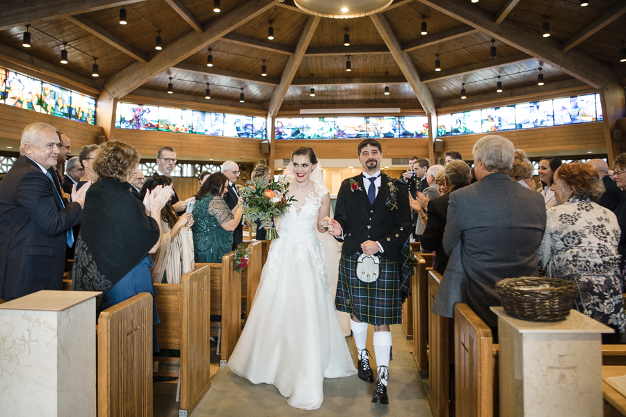 Wedding Recessional Marist Poughkeepsie New York