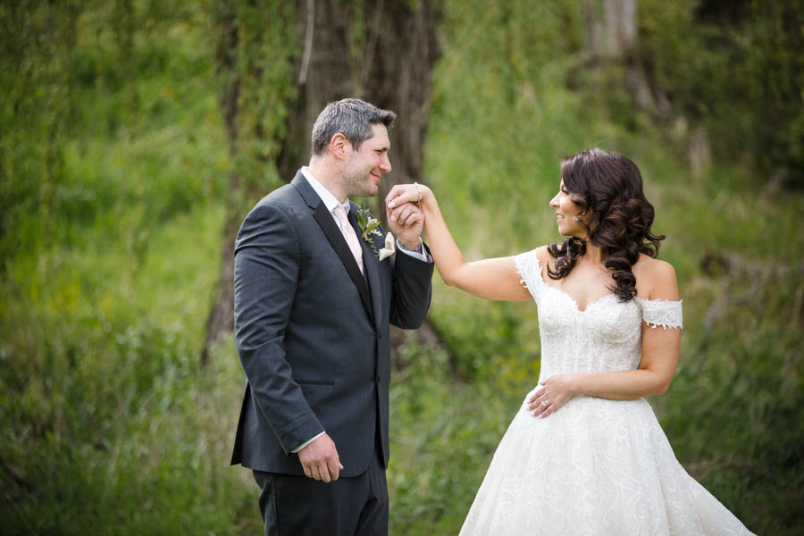 West Hills CC Wedding Bride and Groom